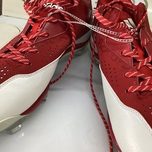 Adidas Baseball cleats size 16 new red